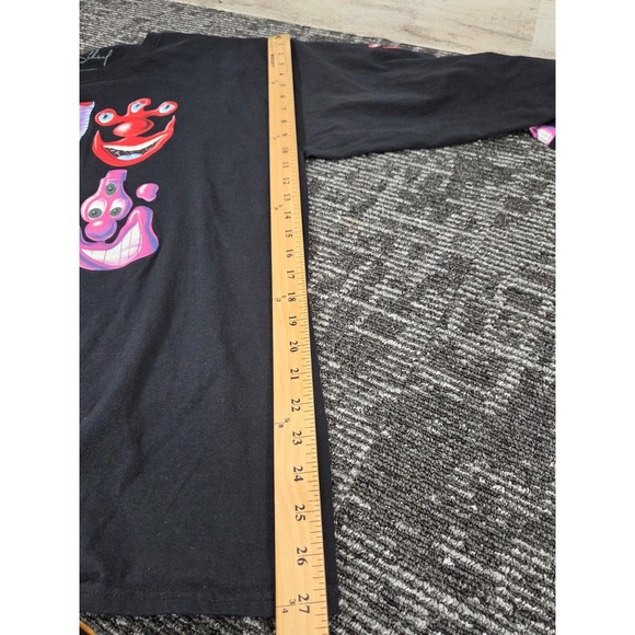 Kenny Scharf Goodie shirt mens L Two Sleeves Long Sleeve Graphic Black Artist - Picture 10 of 11